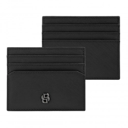 Card holder Double B Saffiano Black