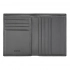 Folding card holder Double B Saffiano Grey Folding card holder Double B Saffiano Grey