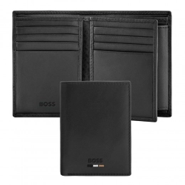 Картхолдер с клапаном и карманом для денег EMBLEMATIC BLACK