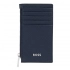 Card holder zip Classic Grained Navy Card holder zip Classic Grained Navy