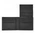 Card wallet with flap Double B Saffiano Black Card wallet with flap Double B Saffiano Black
