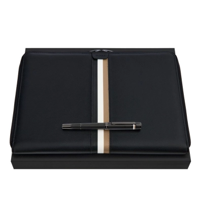 
                                                Набор HUGO BOSS Black (роллер-ручка и папка для конференций формата A4)
                                                