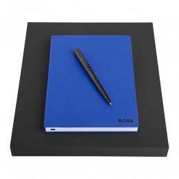 Set HUGO BOSS Blue (ballpoint pen & b5 (250 x 176 mm))