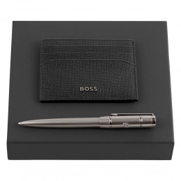 Набор HUGO BOSS (шариковая ручка и картхолдер)
