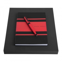 Set HUGO BOSS Red (ballpoint pen & note pad A5)