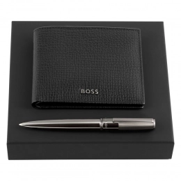 Набор HUGO BOSS (шариковая ручка и кошелек)