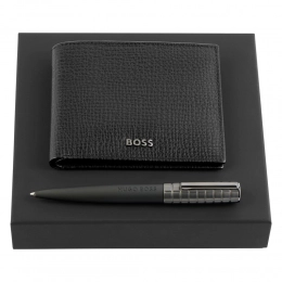 Набор HUGO BOSS (шариковая ручка и кошелек)