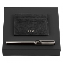 Набор HUGO BOSS (роллербол и картхолдер)