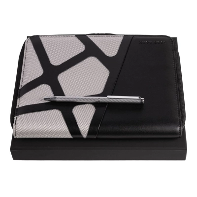 
                                                Набор HUGO BOSS Chrome (шариковая ручка и папка для конференций A5)
                                                