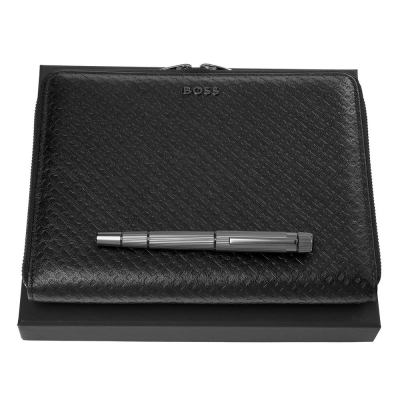 
                                                Набор HUGO BOSS (роллер-ручка и папка для конференций A5)
                                                