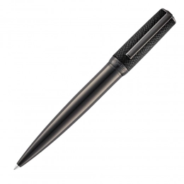 Шариковая ручка Double B Saffiano черная