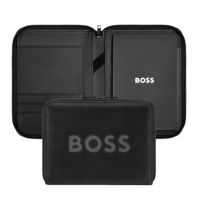 
                                                Папка для конференций A5 Boss Cut Out черная и серая
                                                