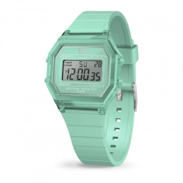 ICE digit retro-Azure blue-Clear-Small