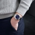 Часы Astrum Chrome / Navy с указателем даты