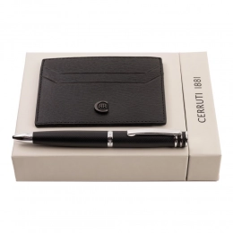 Set CERRUTI 1881 (ballpoint pen & card holder)