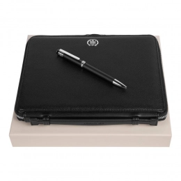 Set Regent Black (ballpoint pen & conference folder A5)