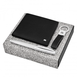 Set Jefferson (rollerball pen, key ring & wallet)