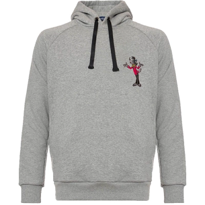 
                                                SWEATSHIRT WITH WEATHER HOOD GRAY L
                                                