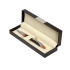 Gift box, case, plastic, with aluminum insert, for 1 pen