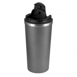 Vacuum thermo mug, Palermo, 480 ml, gray