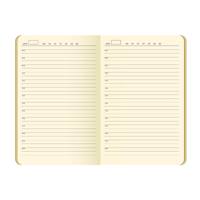 
                                                Portobello Trend Diary, Latte NEW, undated, cappuccino / red
                                                