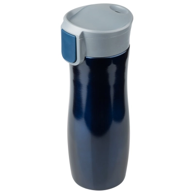
                                                Thermo mug vacuum sealed, Lavita, 450 ml, metallic coating, blue 
                                                