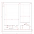 GIFT BOX FOR THE BLUE SET, 307 * 307 mm, light lodgment, for removable lodges