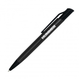 Grunge ballpoint pen, black