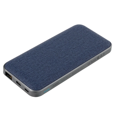 
                                                Внешний аккумулятор, Tweed PB, 10000 mah, синий, подарочная упаковка с блистером
                                                
