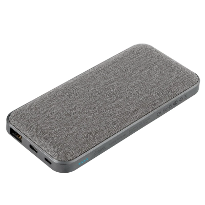 
                                                Внешний аккумулятор, Tweed PB, 10000 mah, серый, подарочная упаковка с блистером
                                                