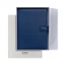 Royal Portfolio Diary, blue, soft touch cover, undated cream block, gift box Royal Portfolio Diary, blue, soft touch cover, undated cream block, gift box