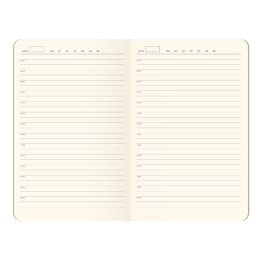 Ежедневник Portobello Trend, Latte Ecoline, недатированный, зеленый, с антибактериальным покрытием