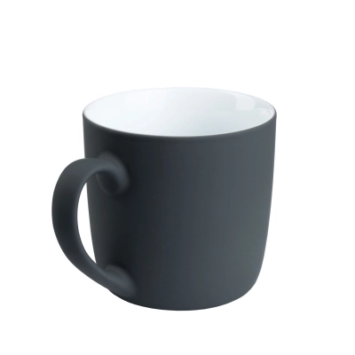 
                                            Керамическая кружка Viana, 380 ml, soft-touch, серая
                                            