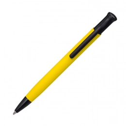 Grunge ballpoint pen, Lemoni, yellow