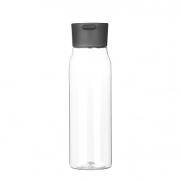 Sports water bottle, Step, 550 ml, grey