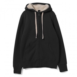 Unisex zip-up sweatshirt Sherpa 280, black