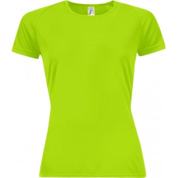 Women's Sporty Women 140 T-shirt, neon green