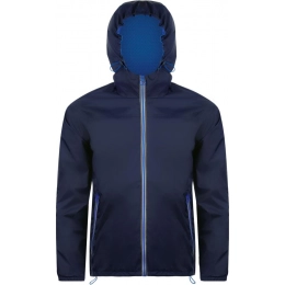 Skate windbreaker, dark blue with bright blue