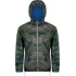 Skate windbreaker, camouflage with blue