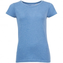 Mixed Women Women's T-shirt Blue Melange