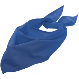 Neck scarf Bandana, bright blue.
