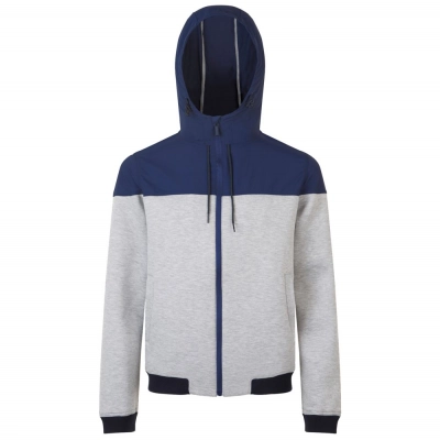 
                                                Unisex Voltage jacket, grey melange with dark blue
                                                