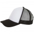 Bubble baseball cap, black and white