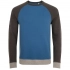 Sandro unisex sweatshirt, blue with black melange