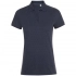 Brandywomen Women's Polo shirt, dark blue with White
