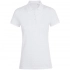 Brandywomen Women's polo shirt, white with dark blue