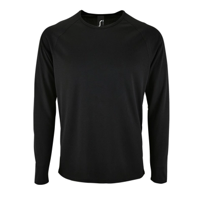 
                                                Long-sleeved Sporty LSL Men's T-shirt, black
                                                