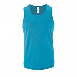 Men's Sporty TT Men tank top, bright turquoise