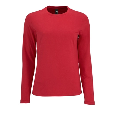 
                                                Long-sleeved Imperial LSL Women's T-shirt, red.
                                                