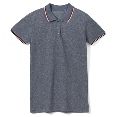
                                                Women's polo shirt Paname Women, blue melange
                                                